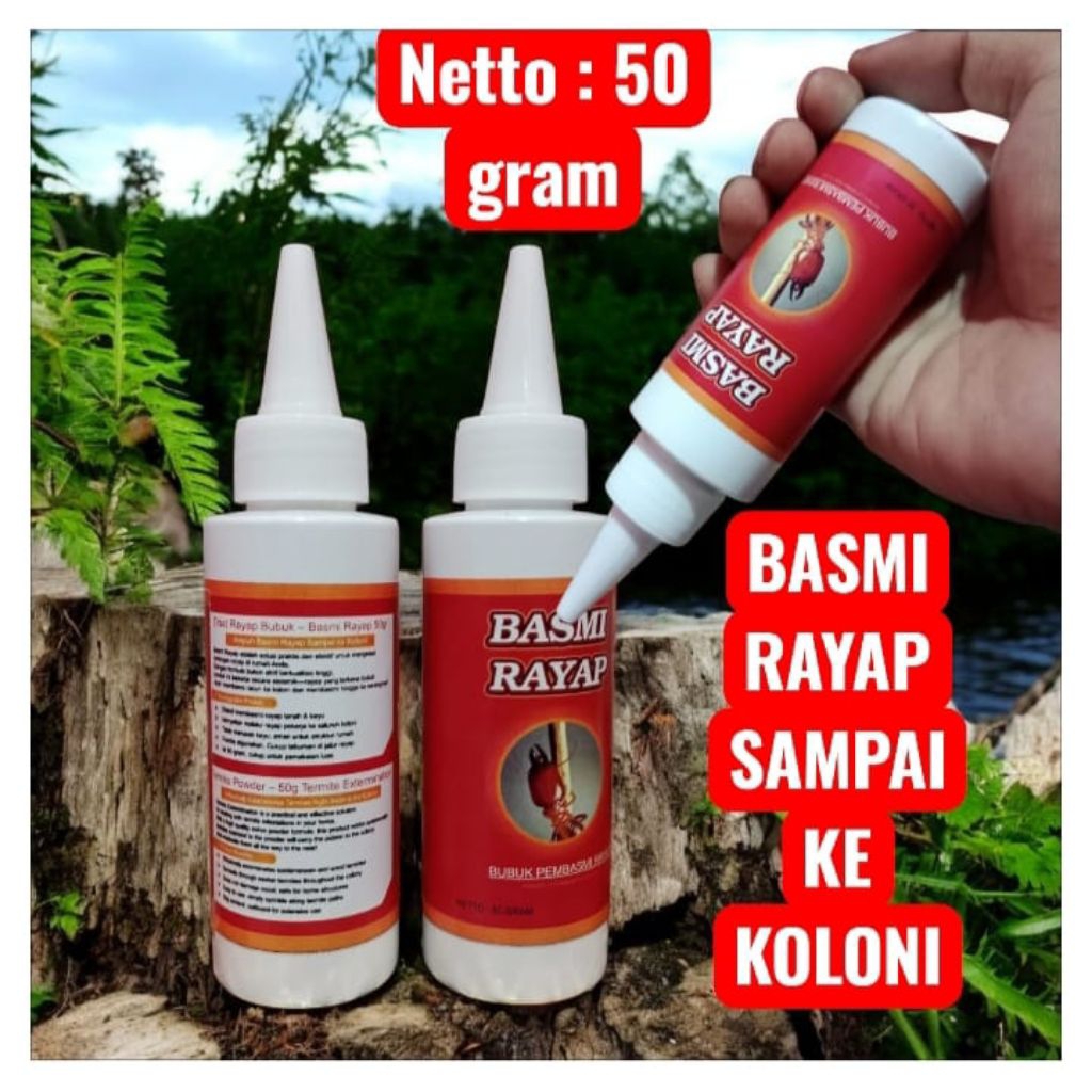 BASMI RAYAP BUBUK ANTI RAYAP BUBUK RACUN RAYAP SERBUK MURNI TERBARU