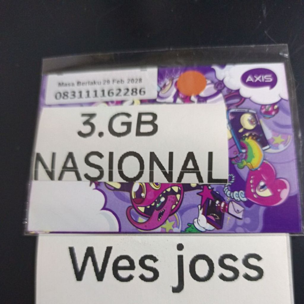 axis 3gb nasional