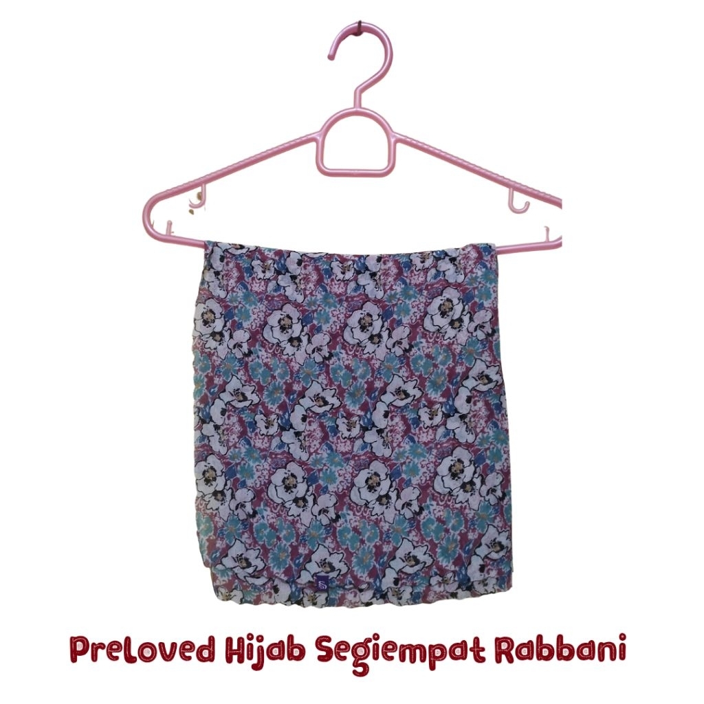 Preloved Hijab Segiempat Rabbani