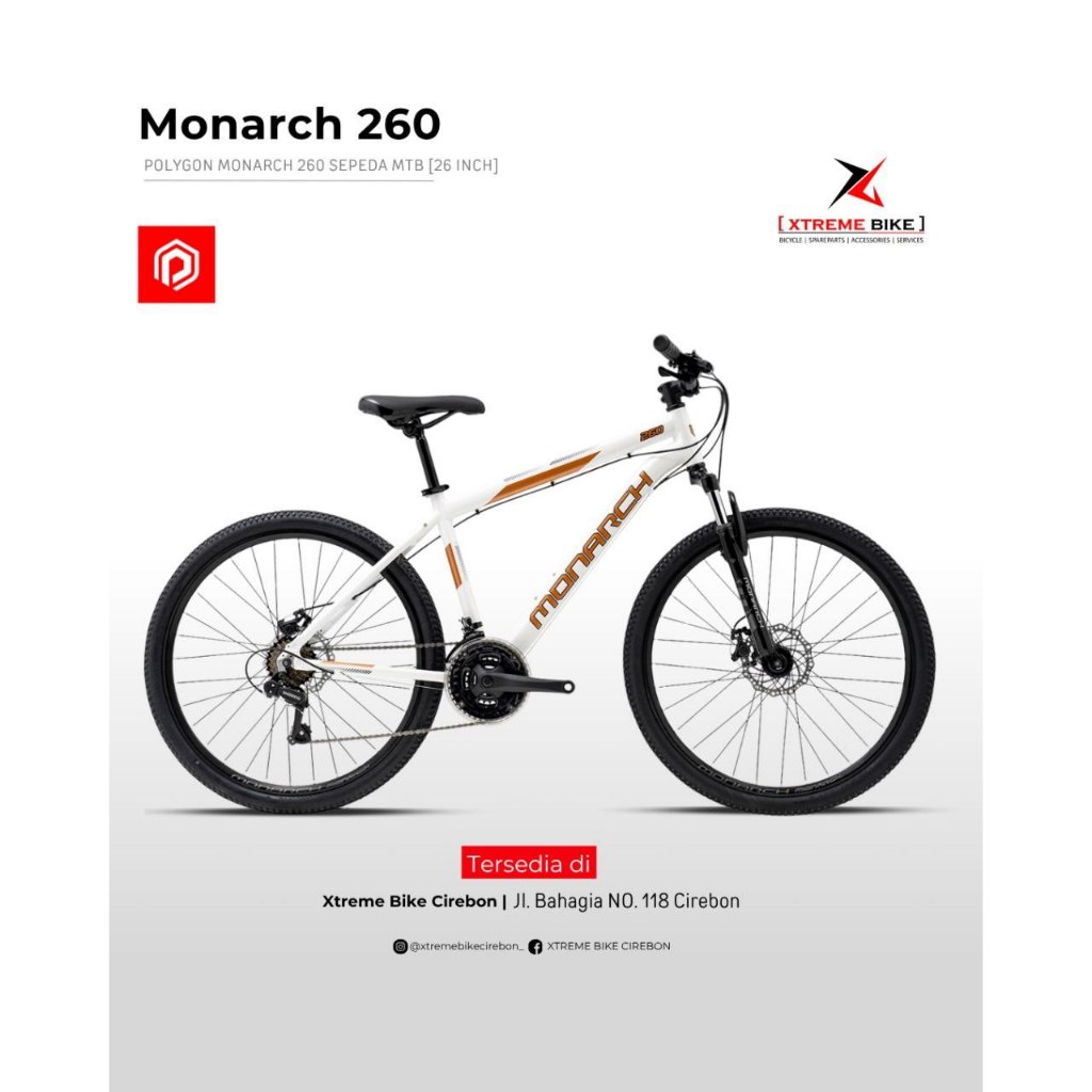 Sepeda MTB 26 Polygon Monarch 260 - Sepeda Gunung