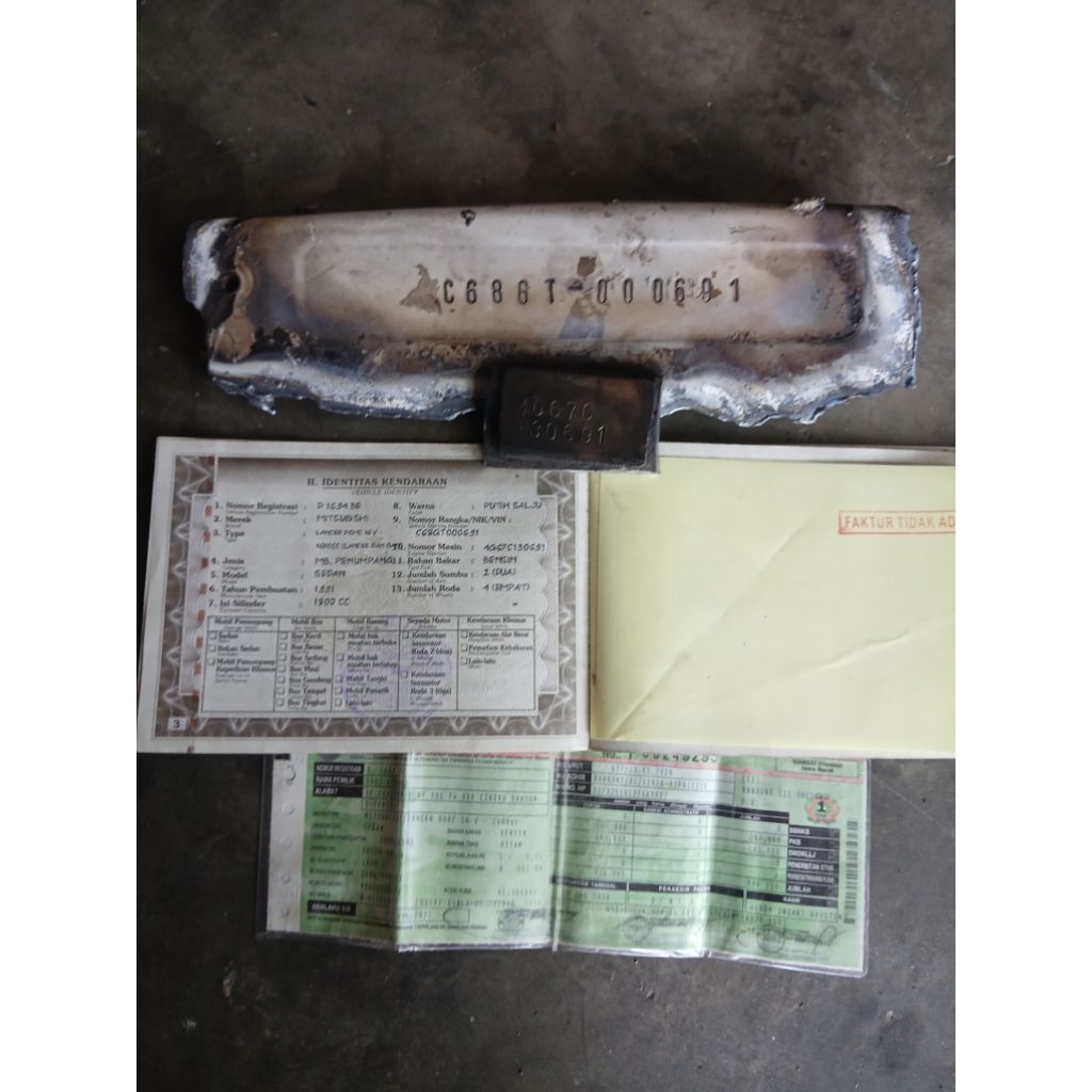 kitab Mitsubishi Lancer Dangan DOHC