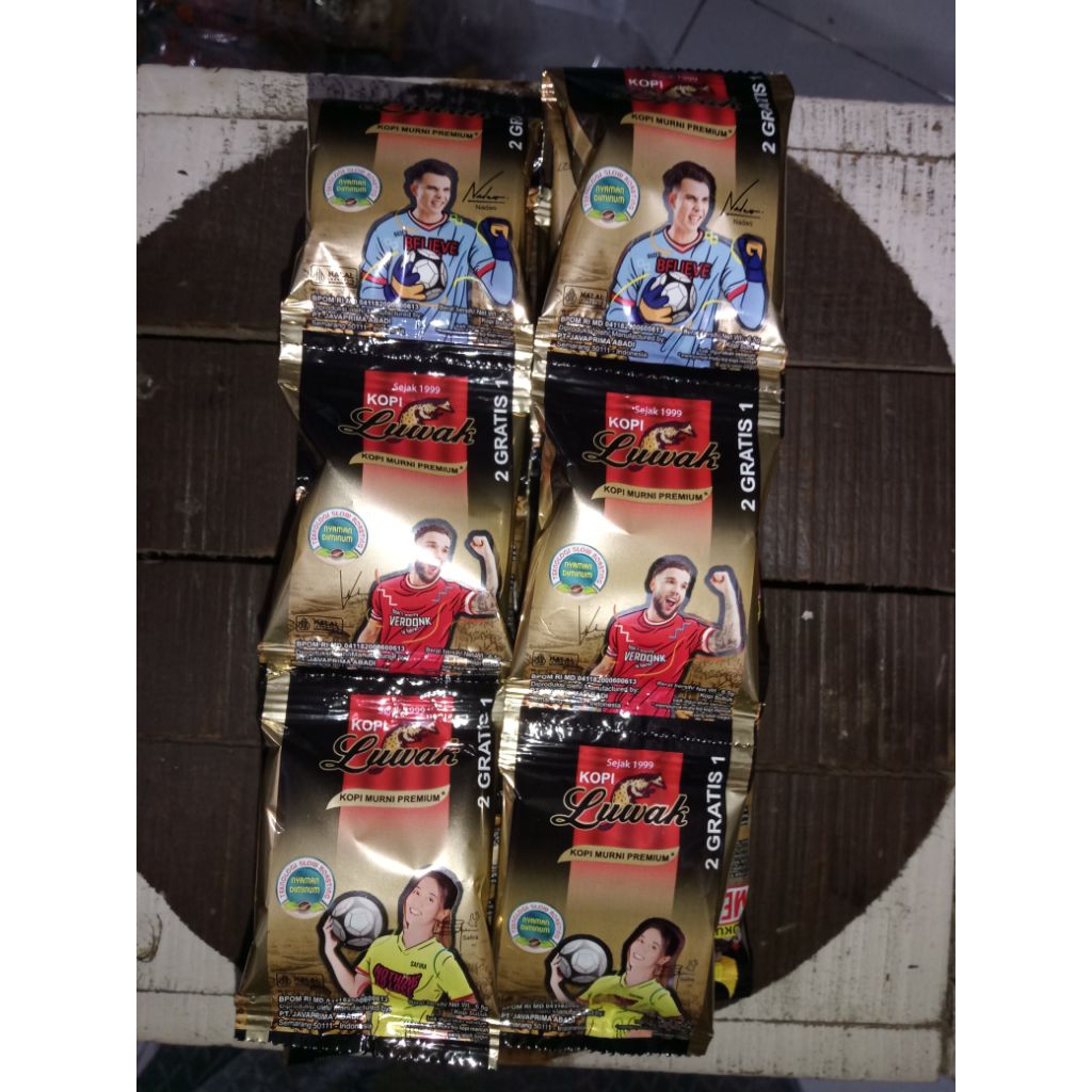 kopi luwak hitam mini saset isi 10+5pcs