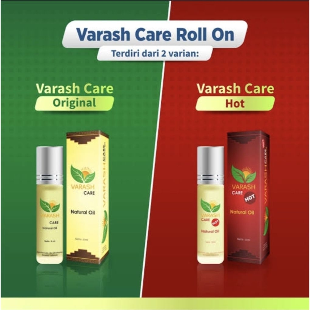 Varash Care Roll On Original & Hot 8 ml