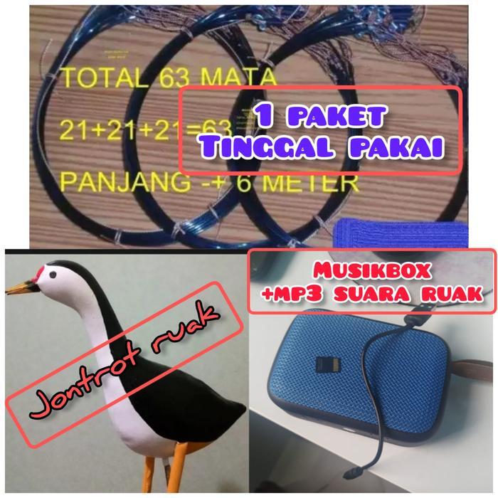 1 PAKET 6 METER RACIK + MUSIKBOX + JONTROT RUAK2 + MP3 RUAK2 TINGGAL PAKAI RACIK RUAK2 63 KOLONG + S