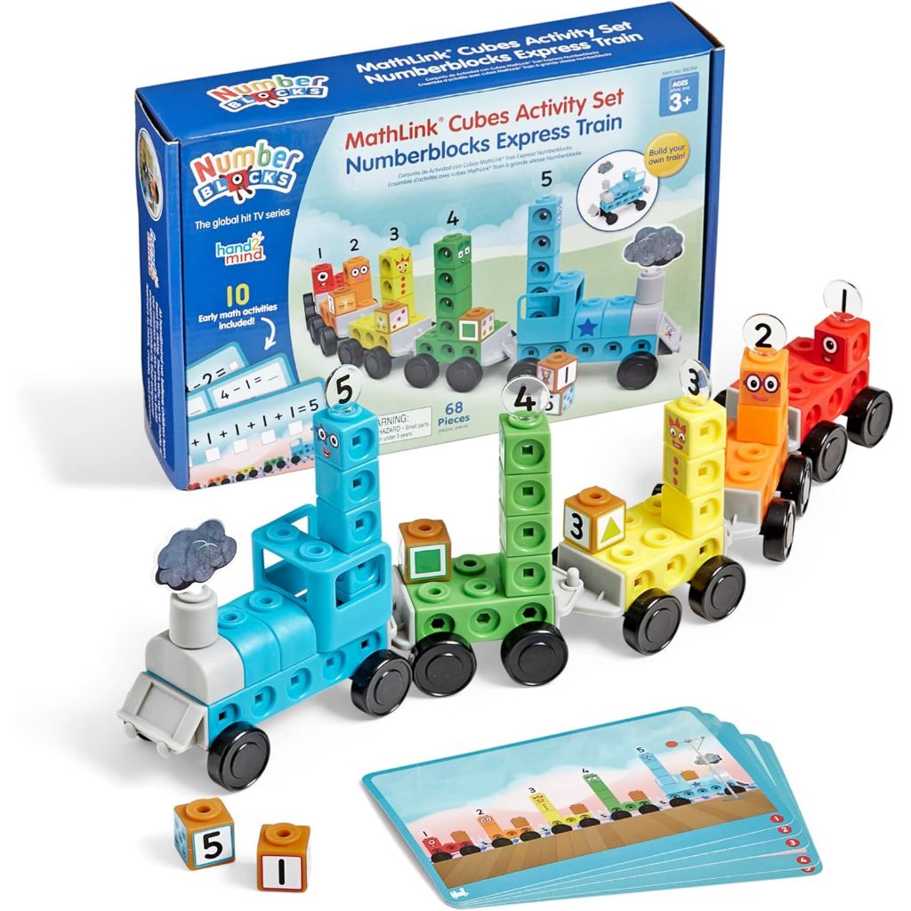 Hand2Mind Numberblocks Express Train Mainan Matematika Anak