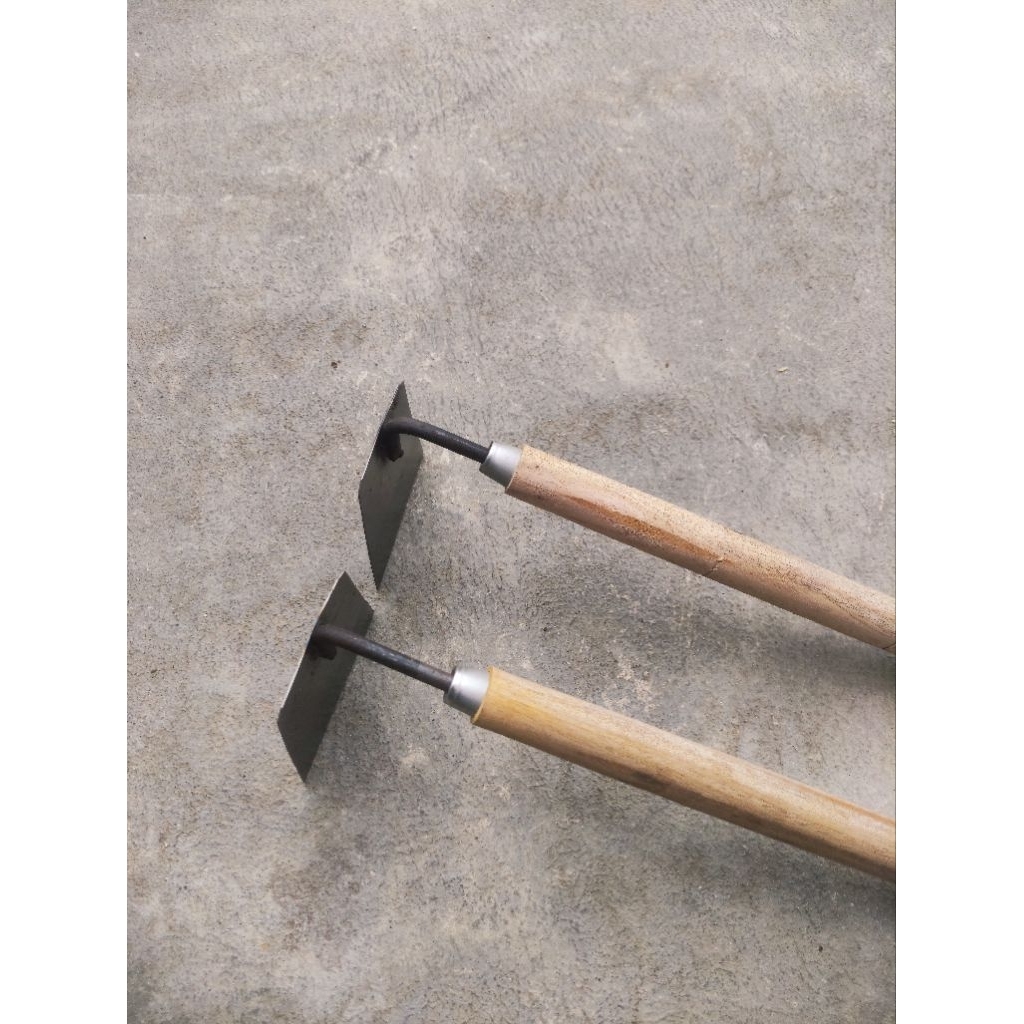 cangkul baja asli sepuh cangkul sawah asli tebal siap pakai