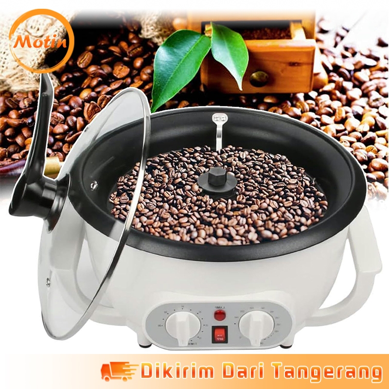 800W Mesin Roasting Kopi Elektrik Alat Sangrai Kopi Otomatis Listrik Machine