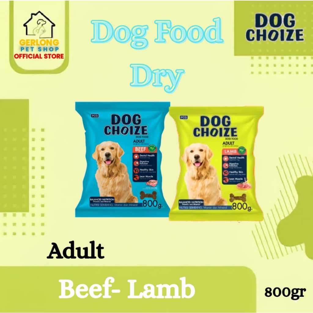 Dog Choize Dog Food Adult 800gr Dog Choize Makanan Anjing Dewasa 800gr