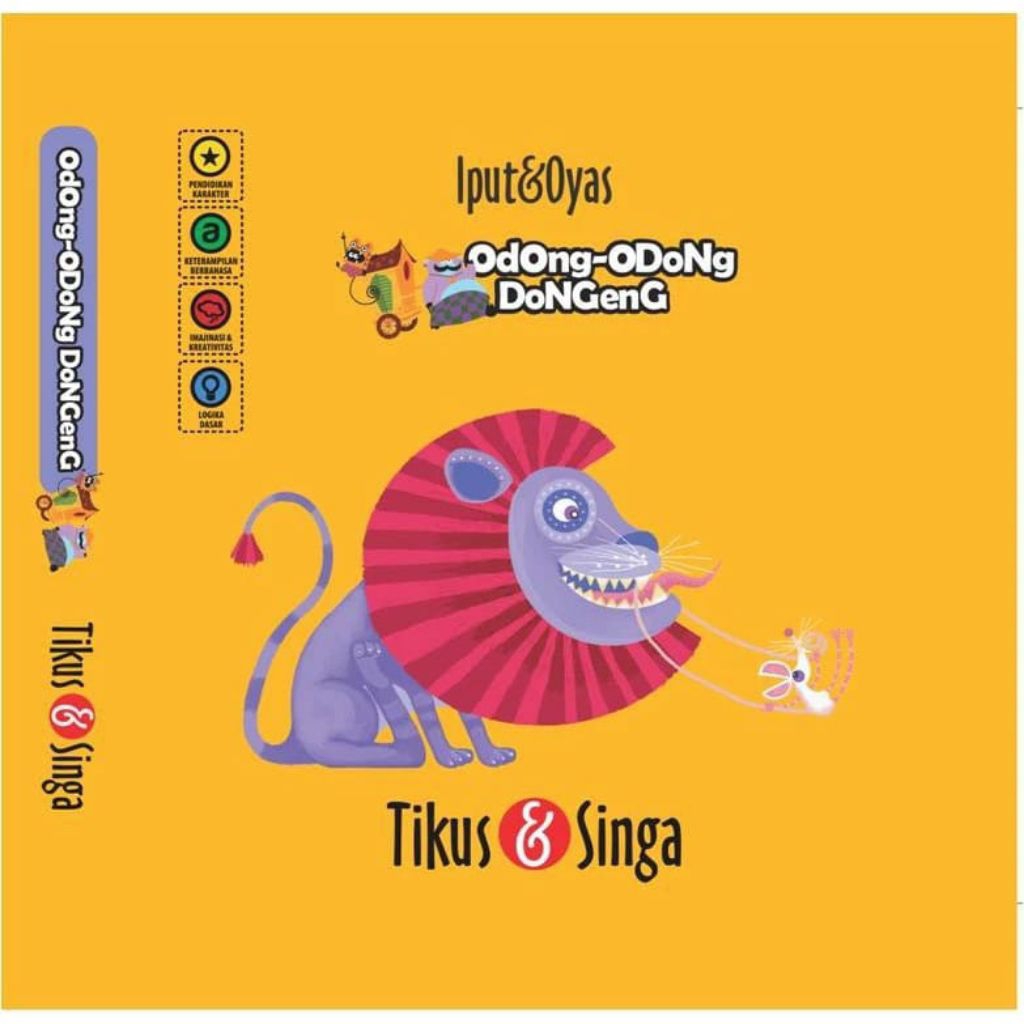[Mizan Jakarta] Buku Anak  Odong Odong Dongeng Tikus Dan Singa Cerita Anak ( Boardbook )