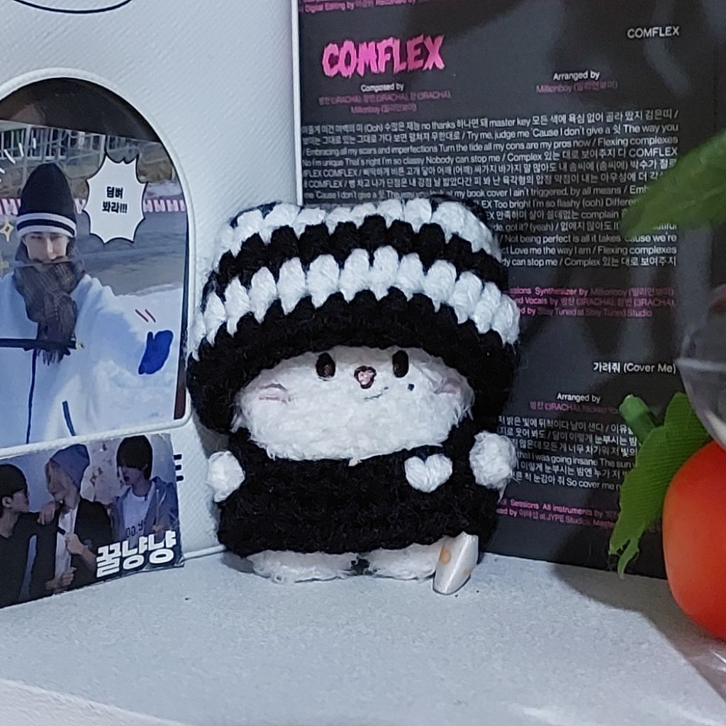 |BLACK LOVE SET SKZOO MICRO| Crochet Clothes Doll Skzoo Micro Straykids