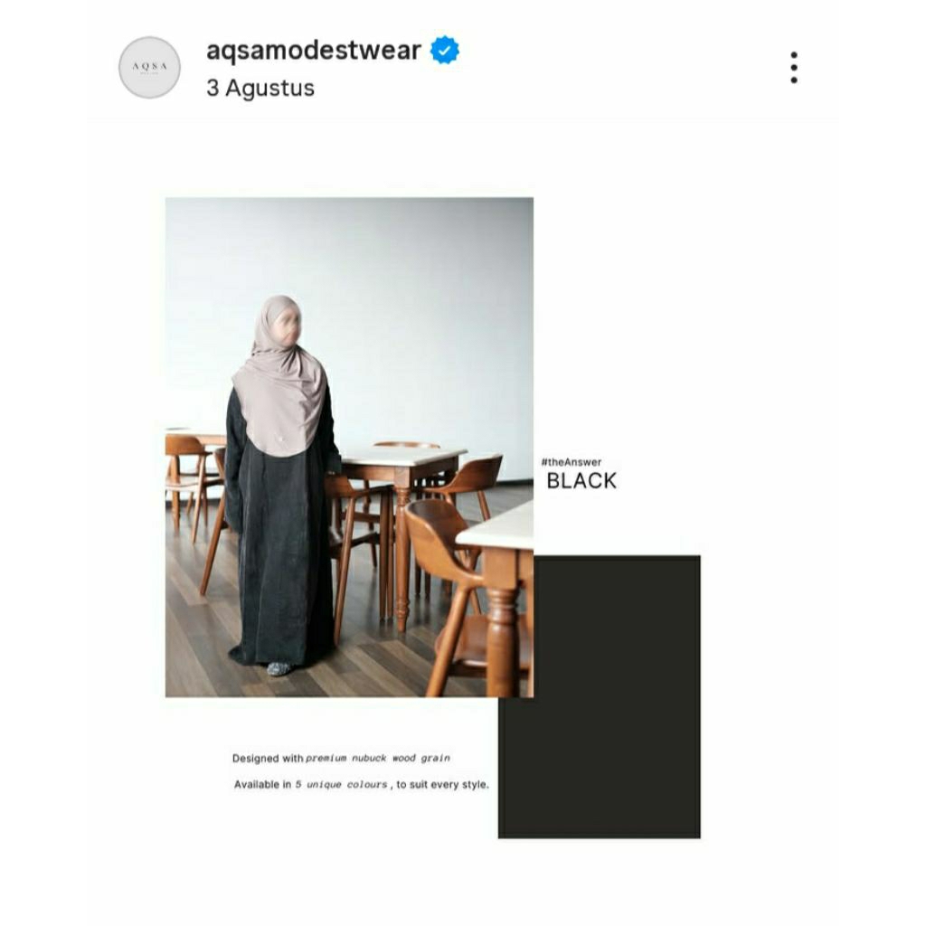 NWT ASWER AQSAMODESTWEAR