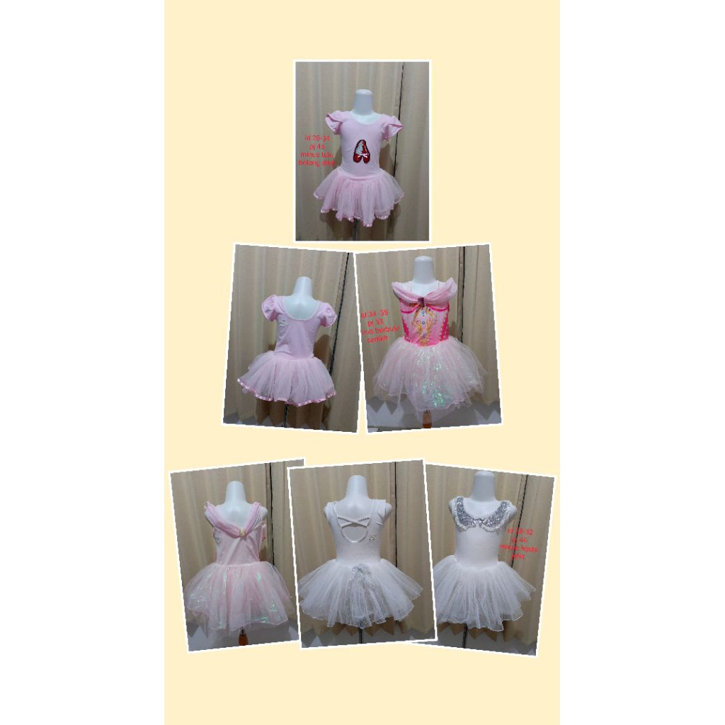 baju ballet anak minusan preloved