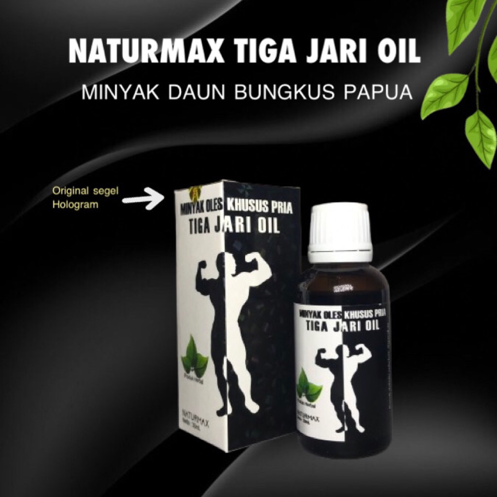 minyak balur 3 jari daun bungkus papua