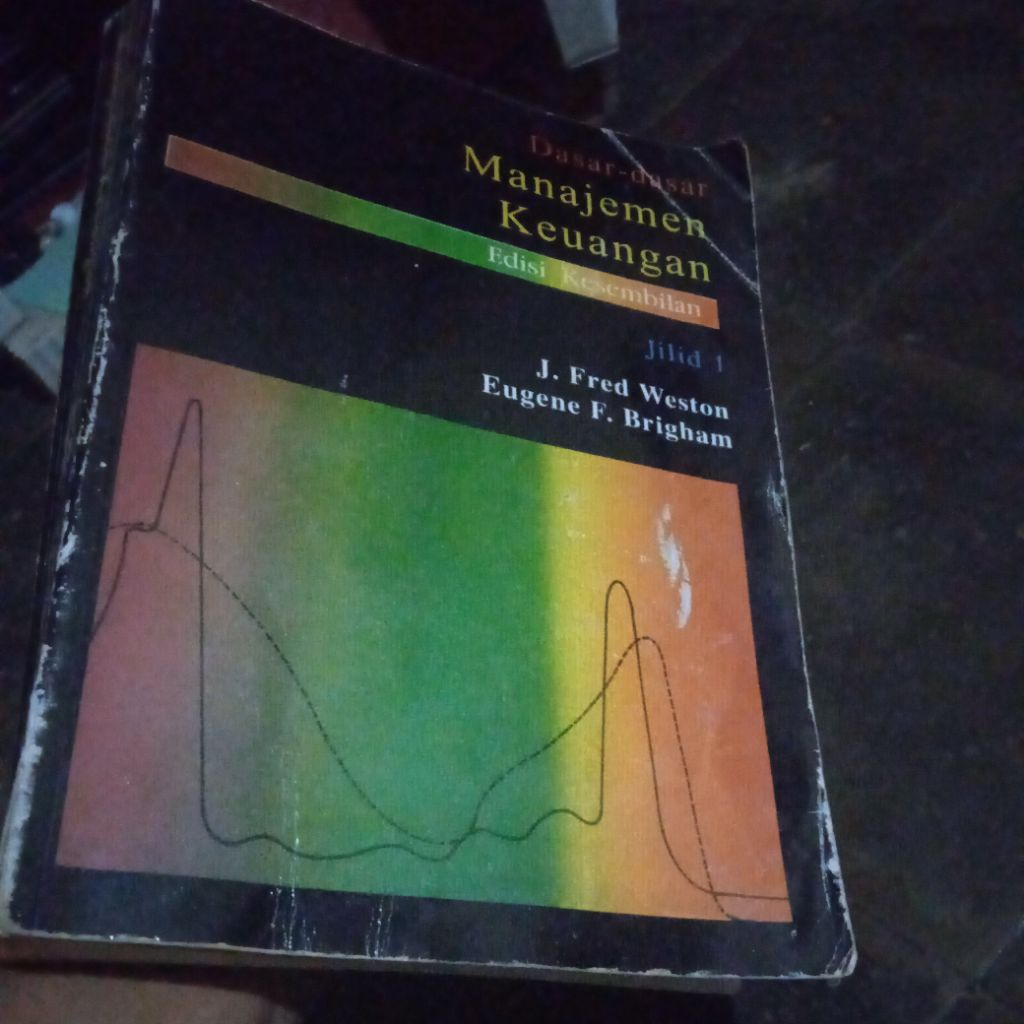 buku Weston, Brigham, Dasar - dasar Manajemen Keuangan 1, buku original tebal