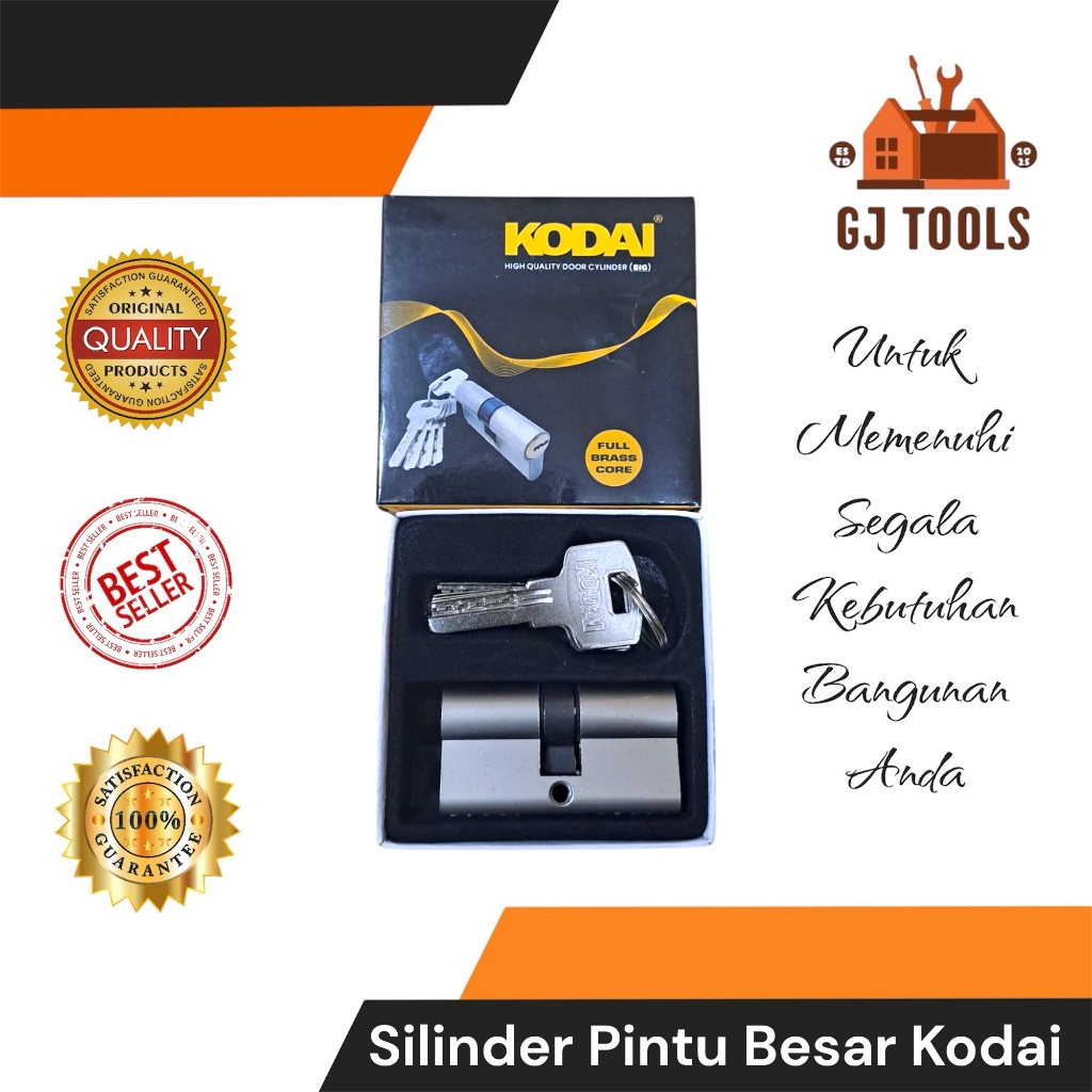 SILINDER KUNCI KODAI BESAR - CYLINDER KUNCI KODAI - ANAK KUNCI KUNINGAN