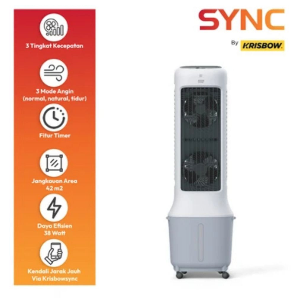 Krisbow Sync 10 Ltr Smart Air Cooler
