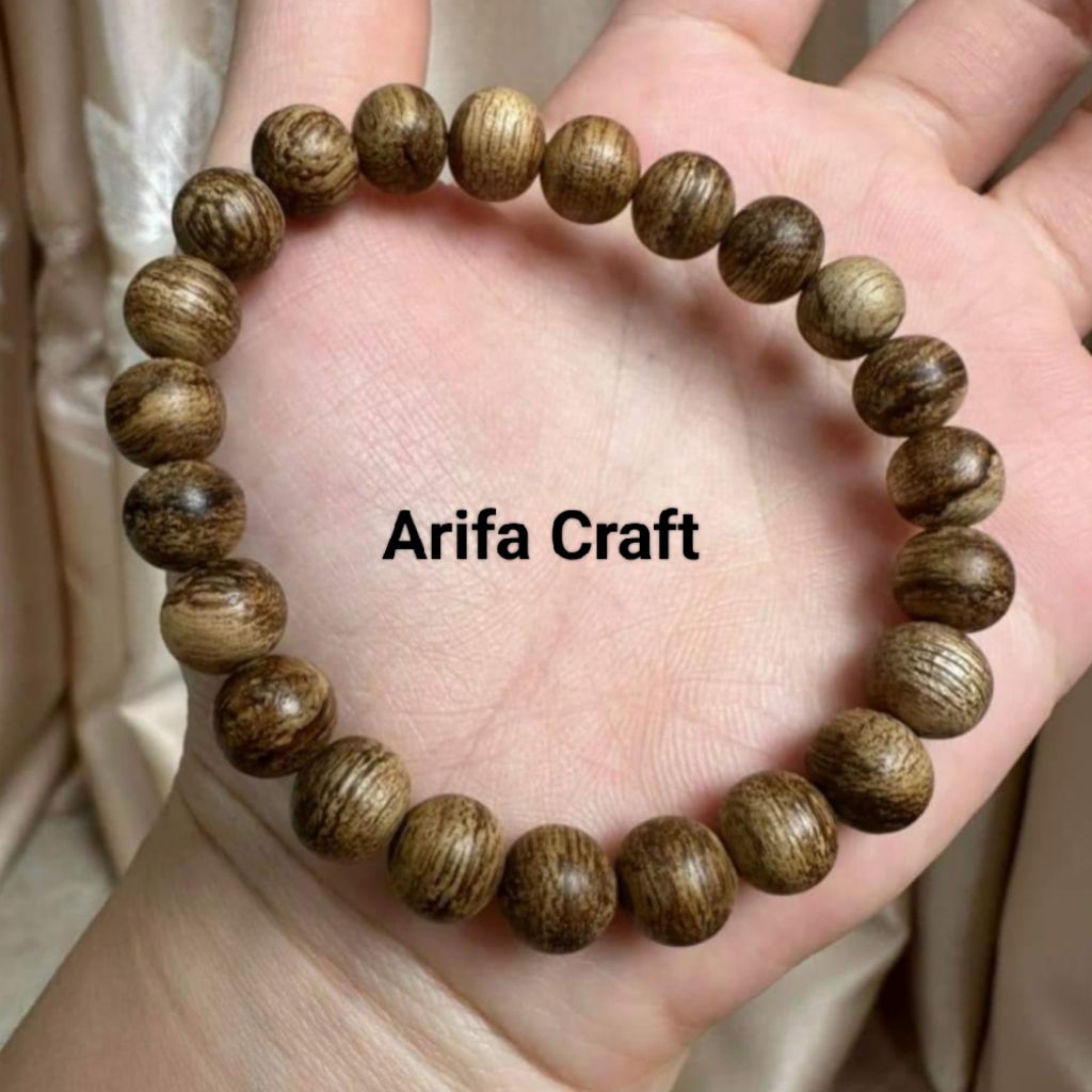 Gelang Kayu Gaharu Papua Super 8 mm