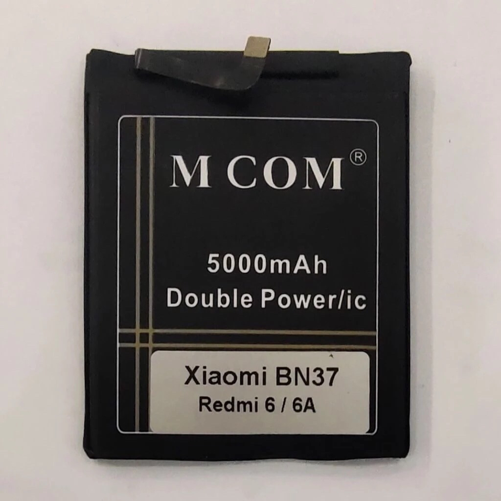BATERAI REDMI 6A / BATRE BN-37 / BN37 / BN 37 MCOM DOUBLE POWER REAL CAPACITY BATTERY