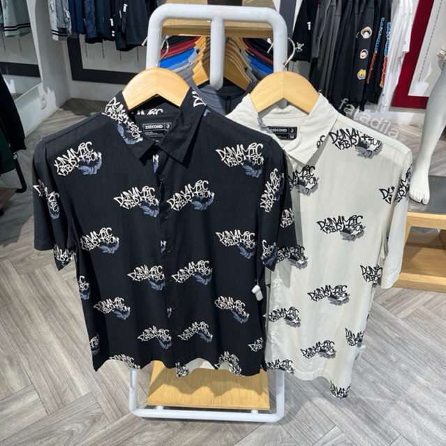 Kemeja 3Second Full Print 2 Warna Reguler Fit Rayon