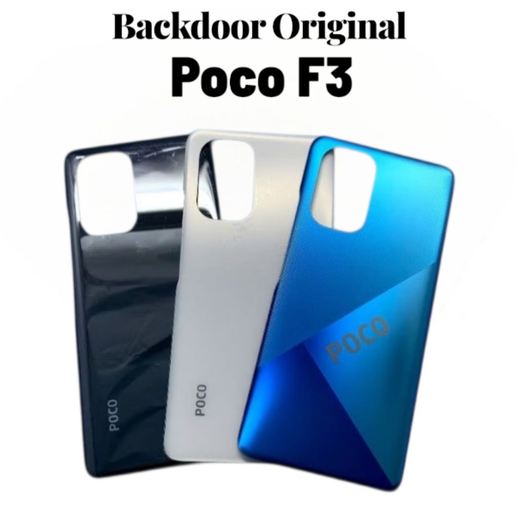 Backdoor Tutup Belakang Poco F3 Original