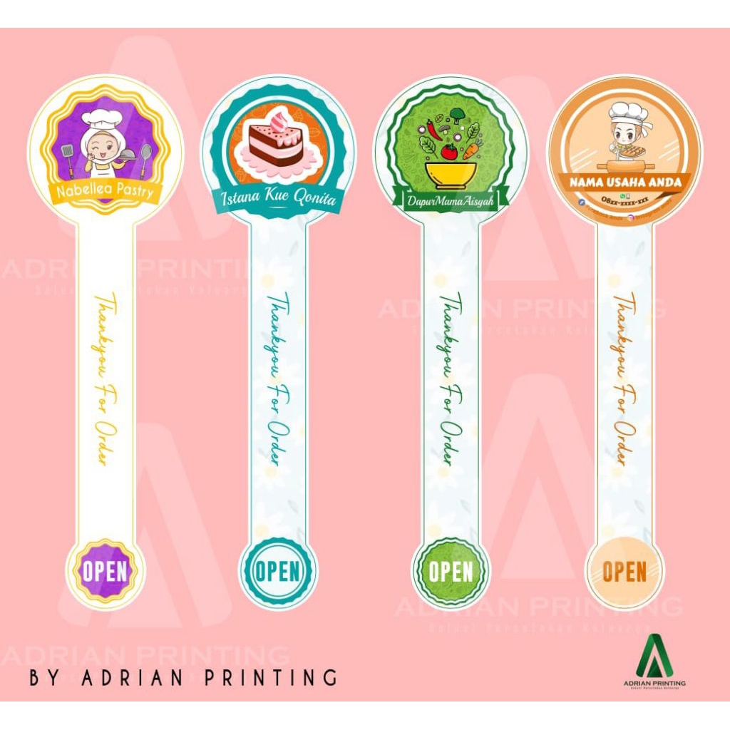 stiker toples/stiker segel