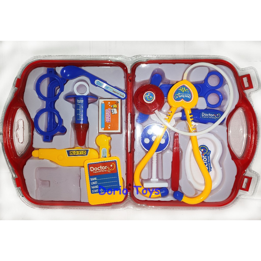 Mainan Anak Dokter Set Edukatif dengan Tas Peralatan Medis Lengkap untuk Roleplay