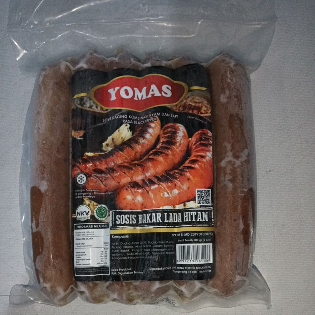 Yomas Sosis bakar Lada Hitam6