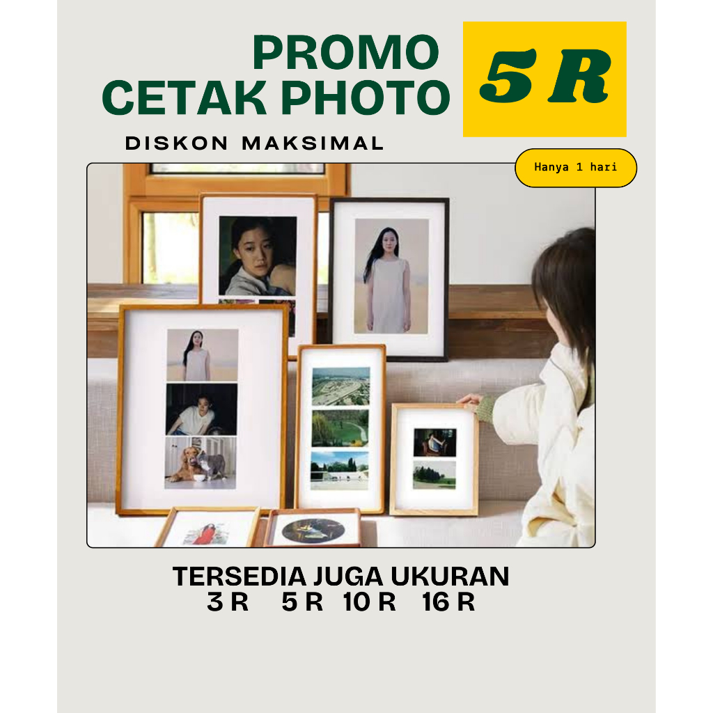 Cetak Photo Ukuran 5 R (Langsung Kirim)
