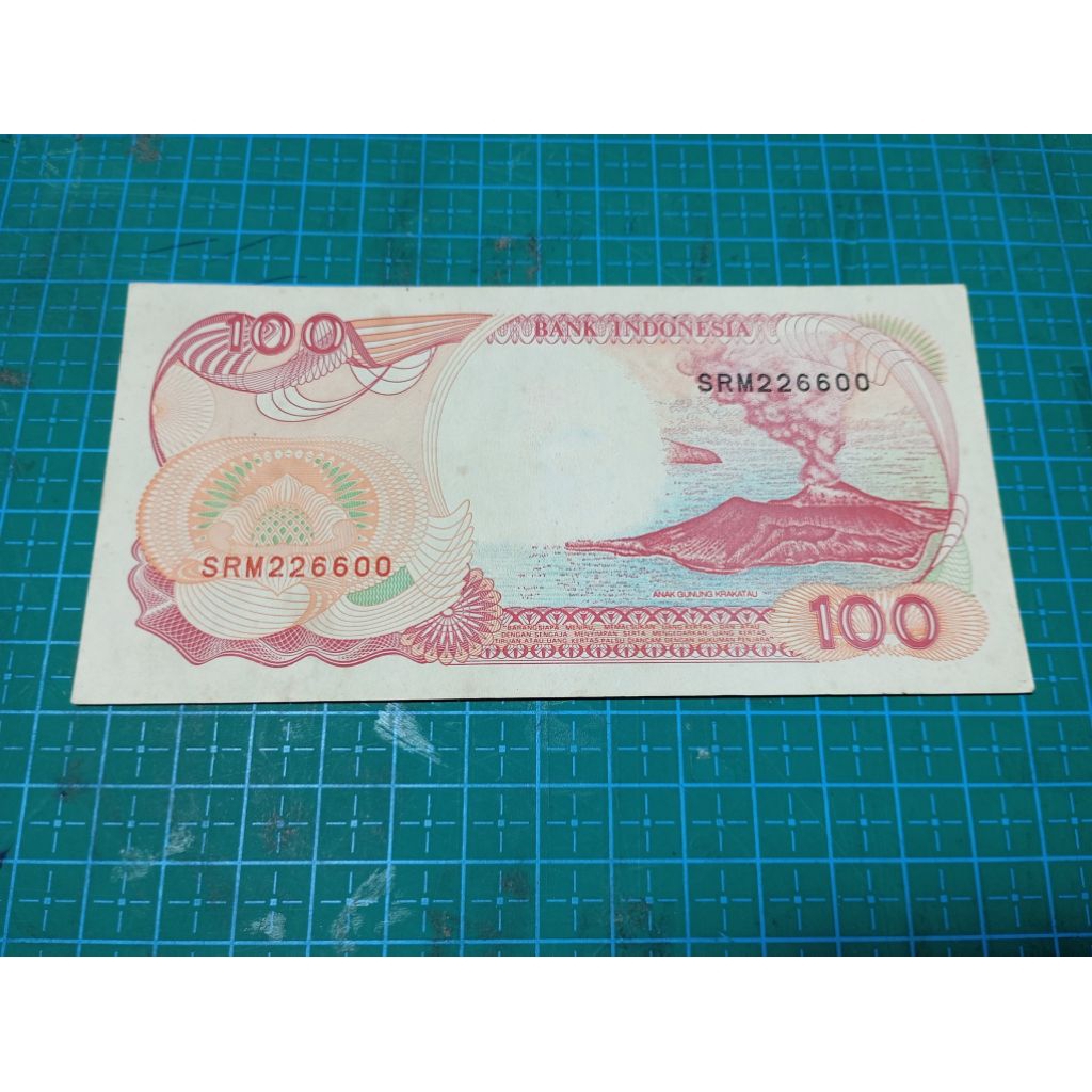GANJIL GENAP No seri SRM 226600 Uang kuno Indonesia Asli 100 Phinisi