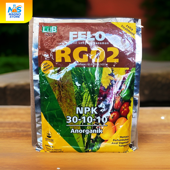 Pupuk RG 02 & RG 06 @500 Gram – Nutrisi Lengkap NPK untuk Tanaman, Perangsang Akar, Daun, Bunga, Bua