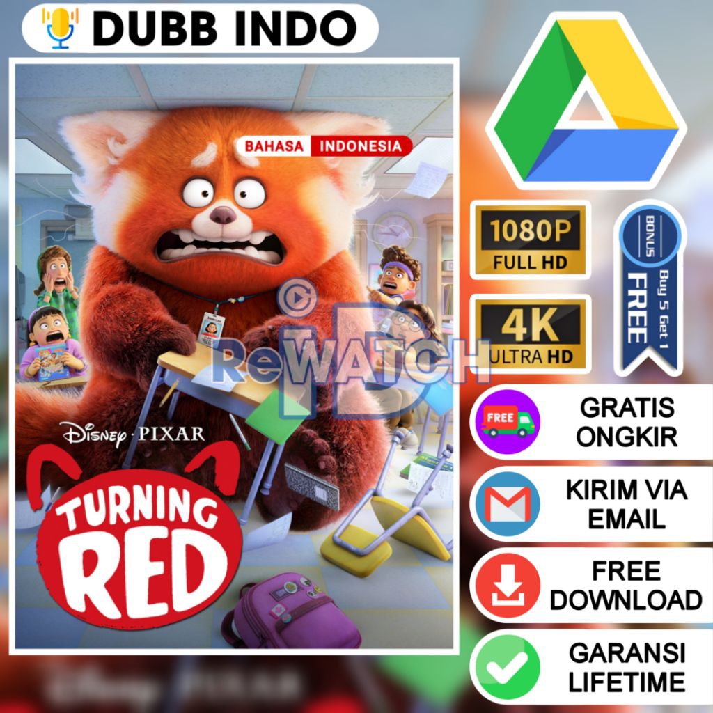 FILM TURNING RED (2022) DUBBING BAHASA INDONESIA