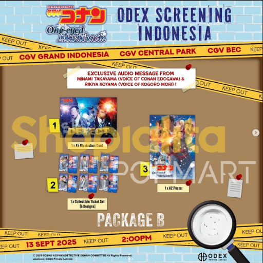 Merchandise Fans Screening Detective Conan One Eyed Flashback Kedua Official CGV