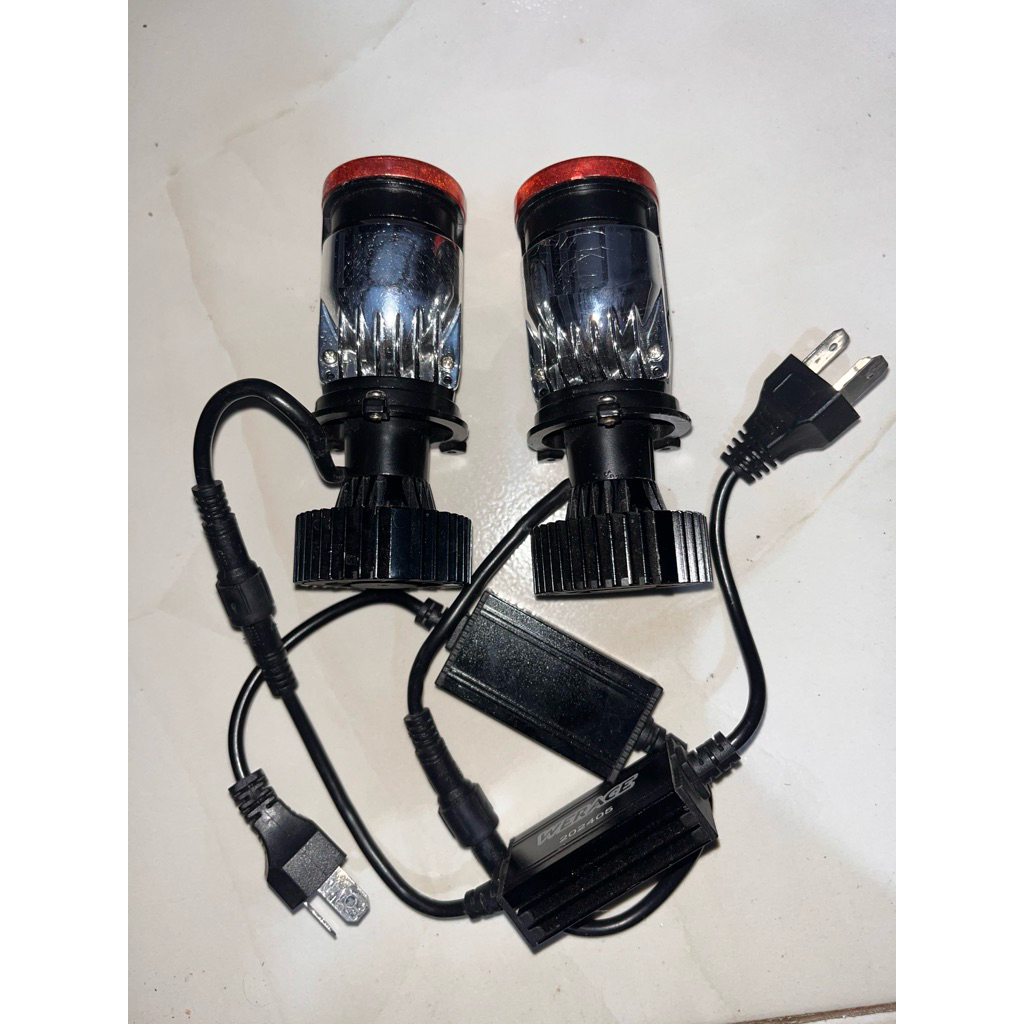 LAMPU LED MOBIL H4 MINI PROJECTOR