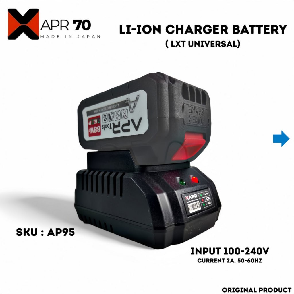 APR JAPAN AP95 CHARGER KODOK Fast charging LXT 2A bisa untuk semua merk charger  bikin baterai awet