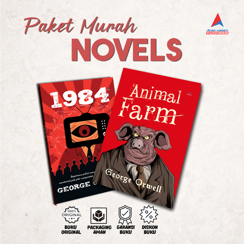 Special Bundling - Animal Farm & 1984 - George Orwell - Anak Hebat Indonesia