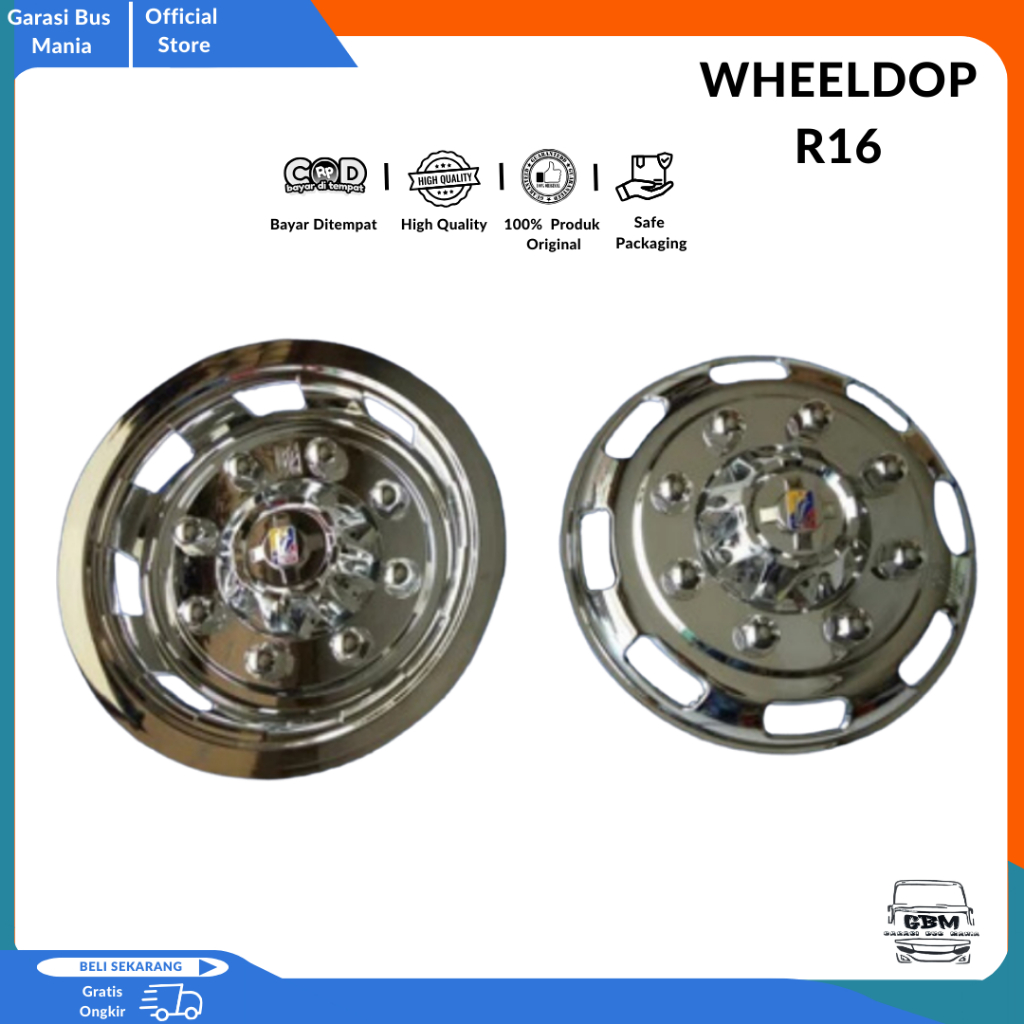 WHEELDOP BUS STAINLESS RING 16