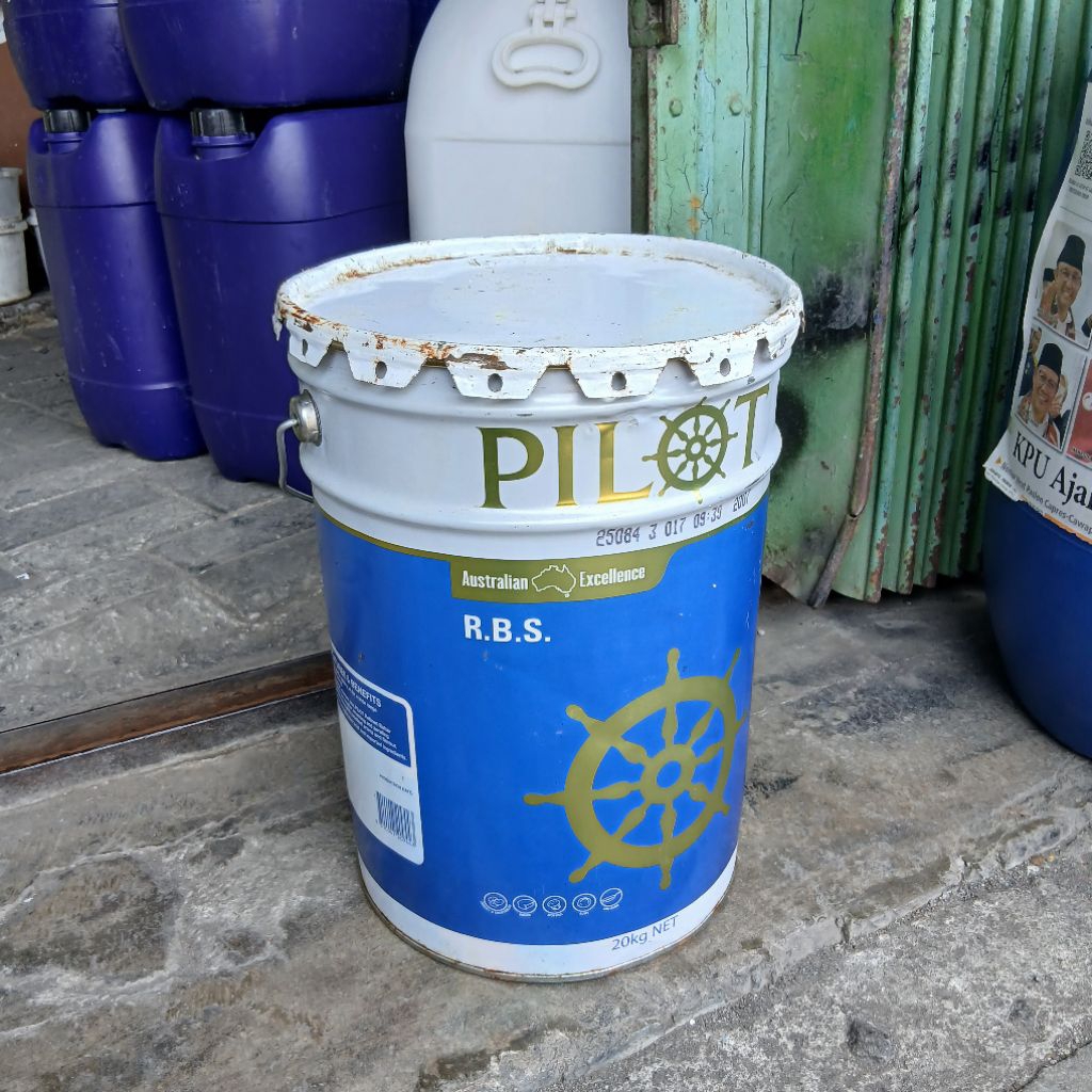 Tong Sampah Ember Besi Besar / Pot Tong Besi 20L