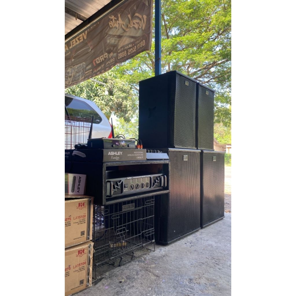 Paket Sound System 15 inch + 12 inch