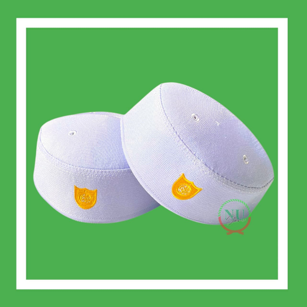 Peci Malaysia Putih Logo Emas / Peci Malaysia Putih / Peci Malaysia Logo Emas / Peci Malaysia / Kopy