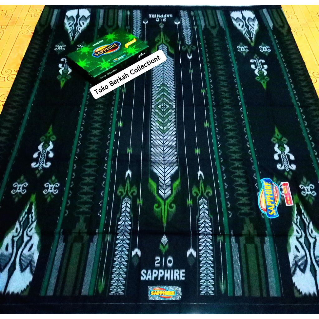 Sarung Sapphire Spk Ssl Kembang Sarung Pria Dewasa Sarung Sapphire Hitam Terbaru Sarung Santri Bahan