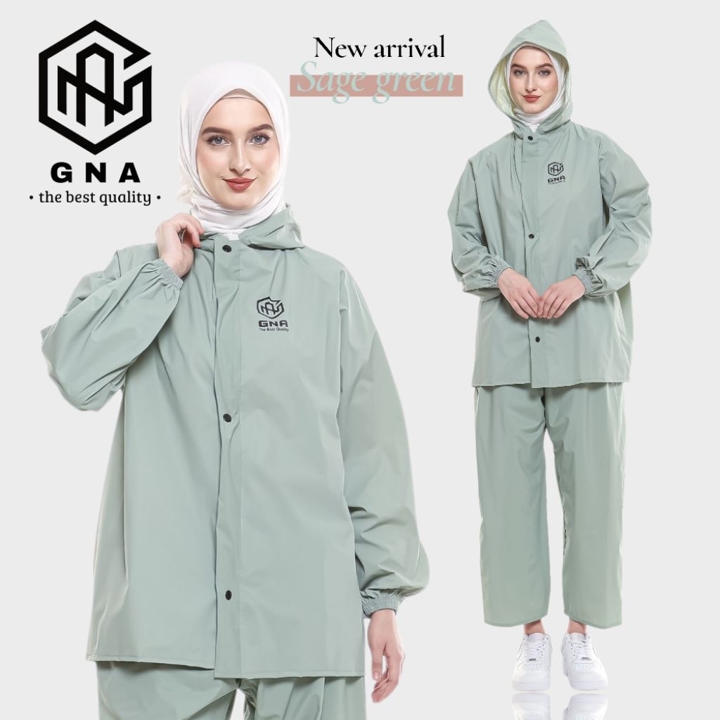 JAS HUJAN STELAN GNA Warna Favorite Nude New Arrival Premium bahan pvc