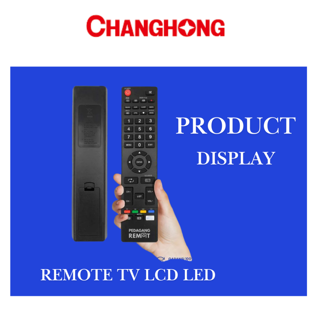 REMOT TV Changhong LCD LED Android Smart TV L32H7 L40H7 L43H7 U50H7 Infrared Remot TV Untuk Semua TV