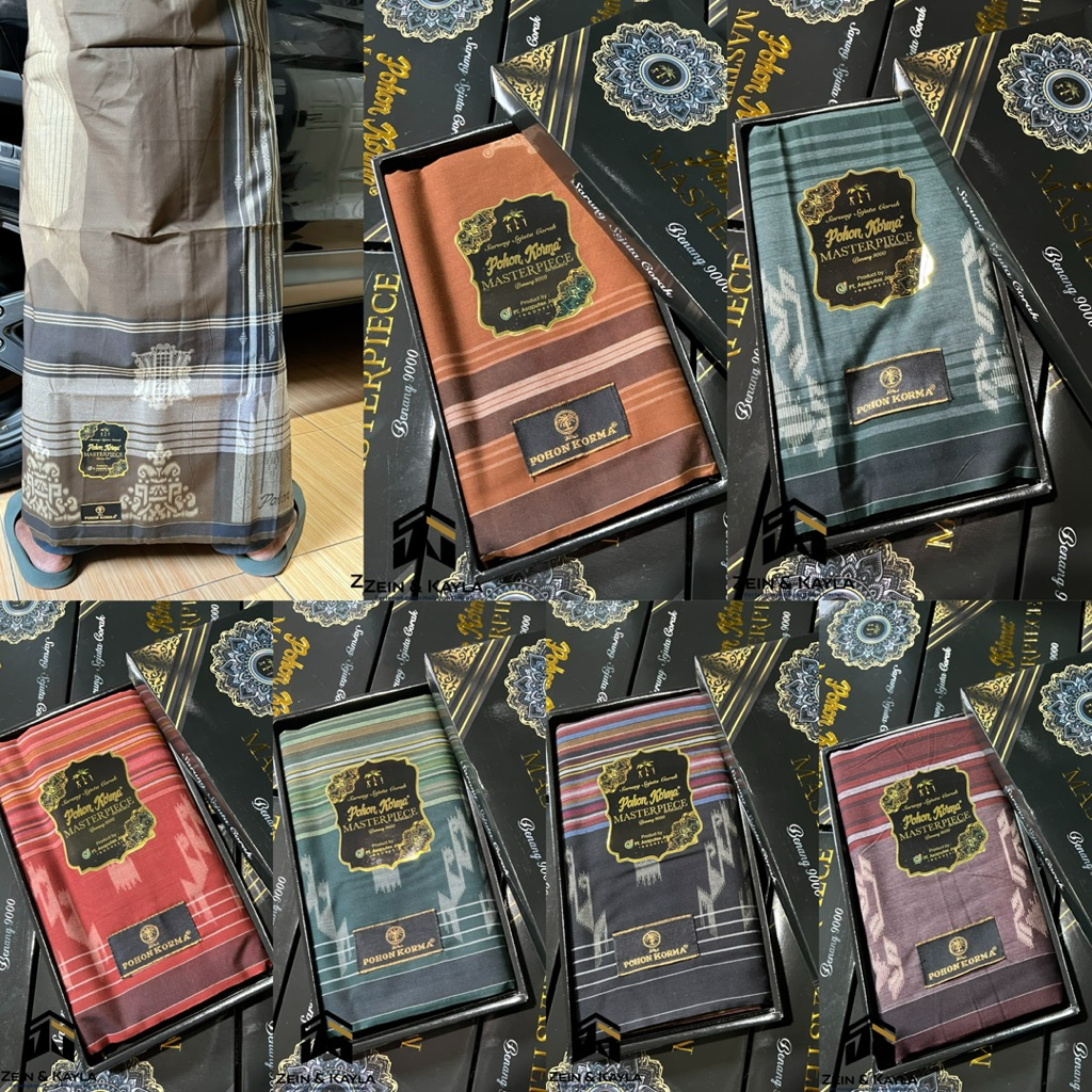 Sarung Tenun Pohon Korma MASTERPIECE Benang 9000