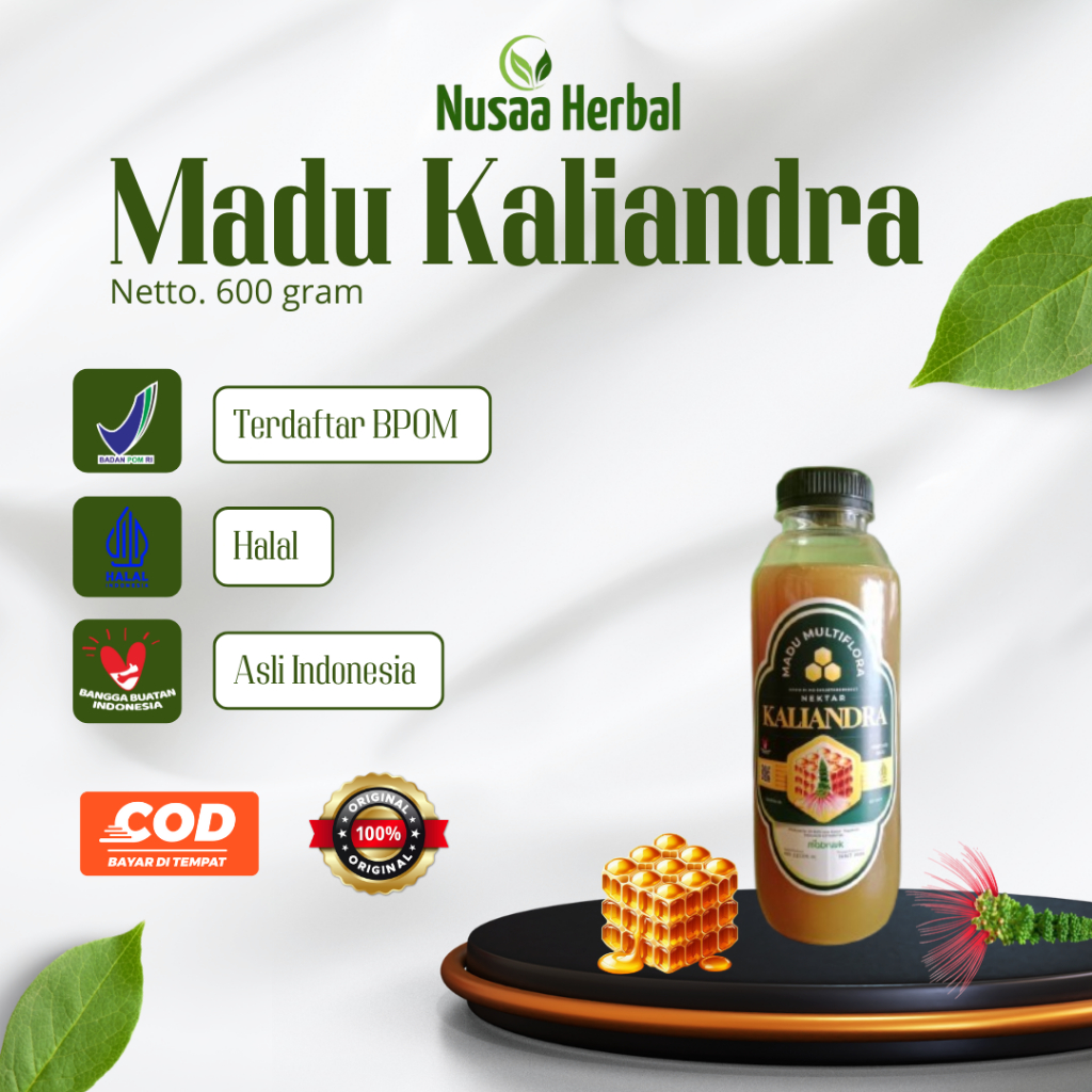 Madu Kaliandra Mabruuk 600 gram Madu Mabruuk