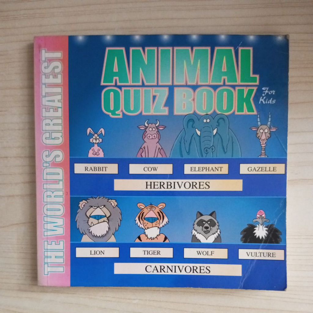 BUKU THE WORLDS GREATEST ANIMAL QUIZ BOOK