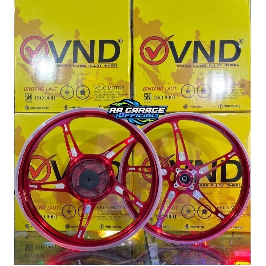 CUSTOM VND Velg Racing BINTANG LAUT Satria FU/ Satria FUFI/ Sonic 150/ Supra GTR/ GSX 150