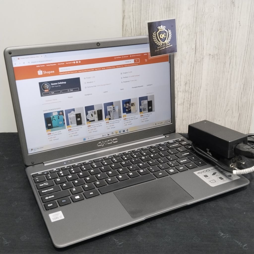 LAPTOP AXIOO MYBOOK PRO 107 CORE i7 1065G7 8GB 512GB 16GB SSD 512GB 14INCH SECOND BERGARANSI