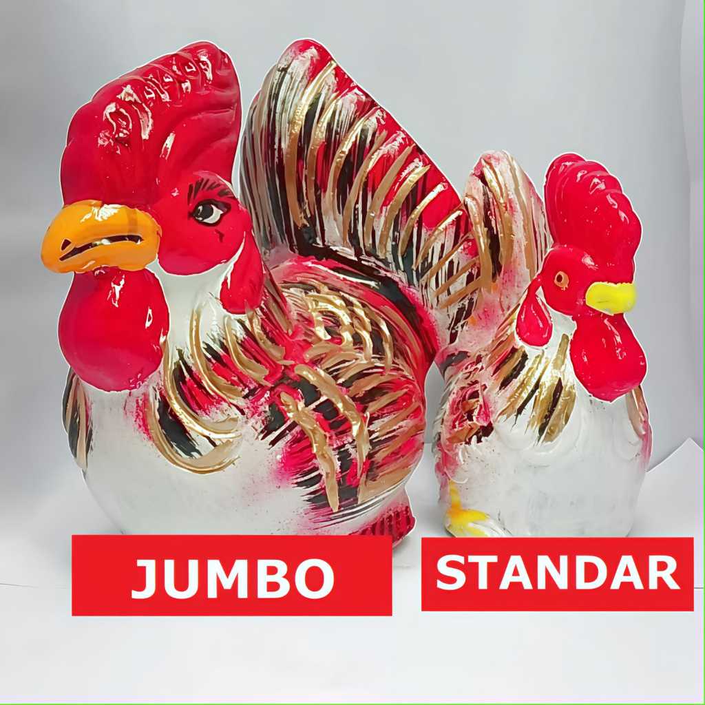 Celengan Ayam Tanah Liat Jumbo Besar Garansi Pecah Ganti Baru Atau Uang Kembali Celengan Tanah Liat 