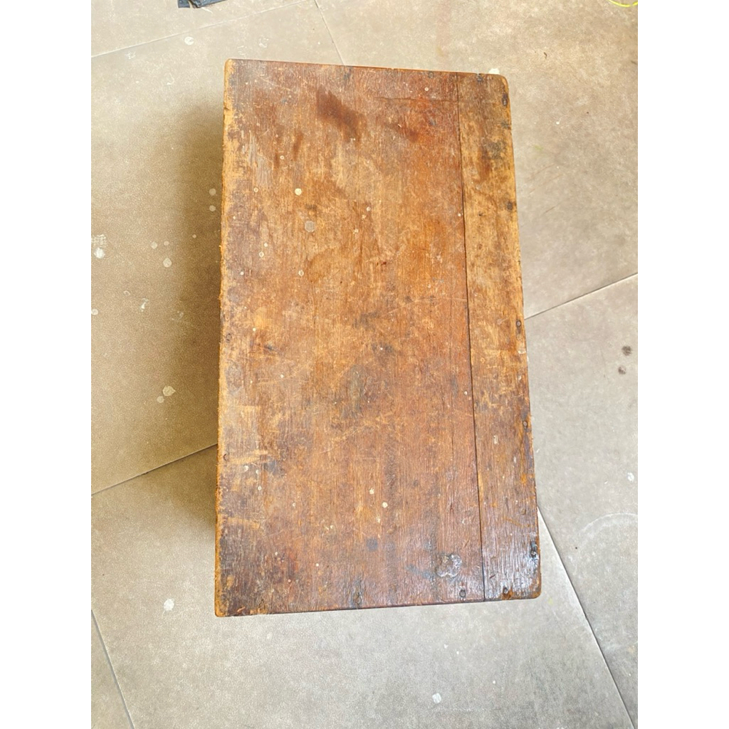 kotak kayu box kayu antik kuno lama