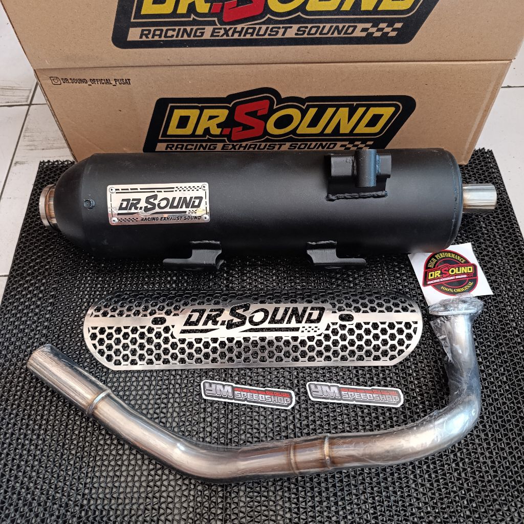 KNALPOT DR SOUND V3 SARTENG NEW MODEL PNP HONDA VARIO 125 KZR VARIO 125 LED OLD 150 LED OLD 125 LED 